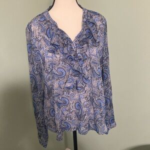 Tommy Hilfiger ladies long sleeve blouse